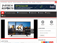 Tablet Screenshot of hitechreports.com